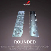 Dark Horse Diesel 06-Present Cummins Billet Top Valve Cover W/ Dual CCV Outlets Comes With Oil Cap Cover 1-6 Week lead time