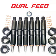 Dodge Ram Cummins 94-98 5.9L 12 Valve Custom DUAL FEED Injector Set - Dynomite Diesel